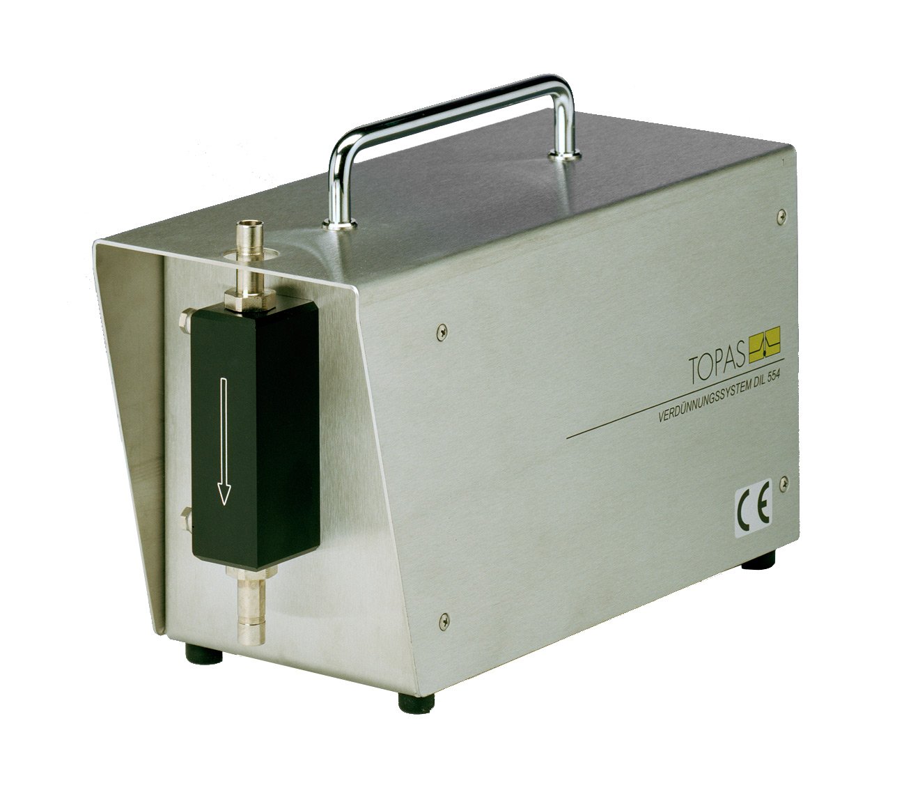 DIL 554/H Aerosol Dilution System workflow diagram